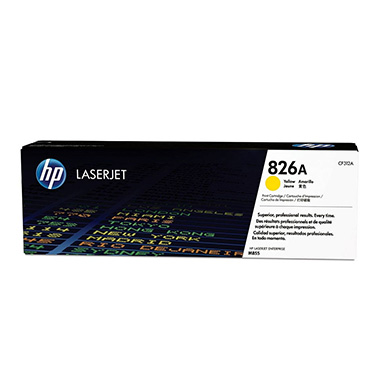 Genuine HP 826A Yellow Toner Cartridge (31,500 pages)